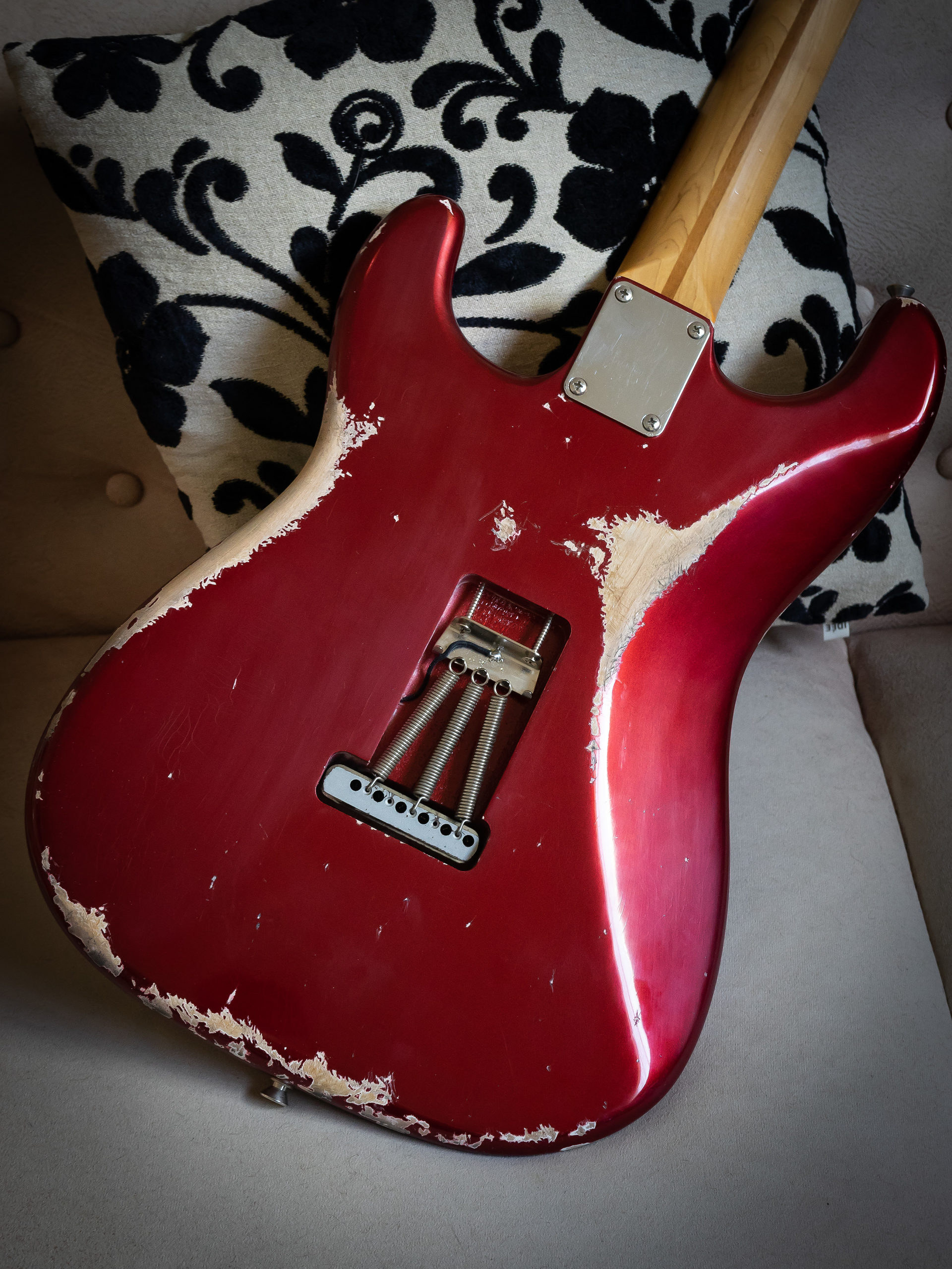 Fender Mexico Stratocaster Jimmy Vaughan MJT candy apple red relic 1956 Custom '54 pickup Custom shop