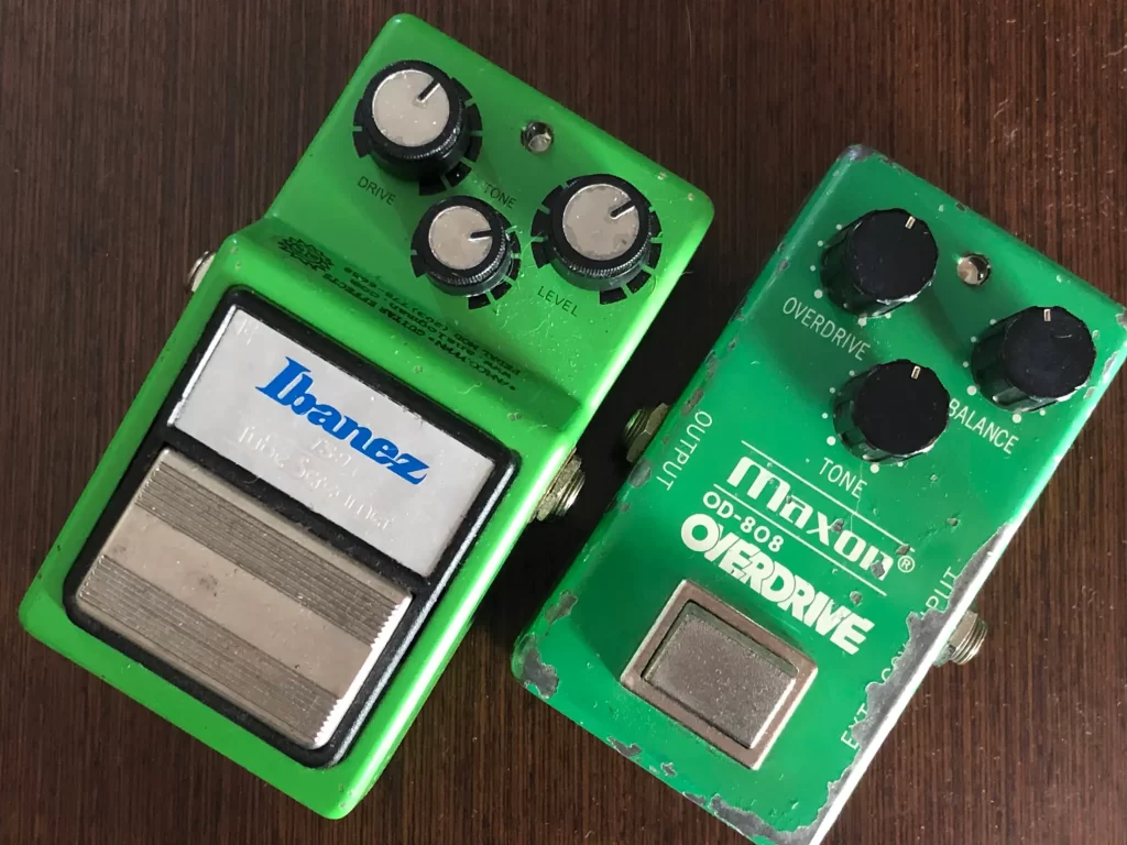 MAXON OD-808 Overdrive Small Case Tubescreamer TS9 Ibanez Made in Japan マクソン チューブスクリーマー 0D808 1979 Vintage