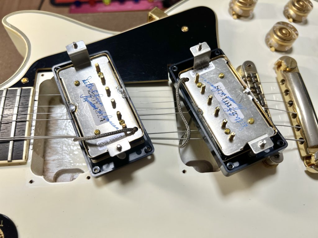 Orville Les Paul Custom (LPC-75 Alpen White) "Orville by Gibson" Made In Japan 日本製 レスポール カスタム ダイアモンドインレイ diamond inlay 57Classic Plus Seymour Duncan セスラバー SH-55