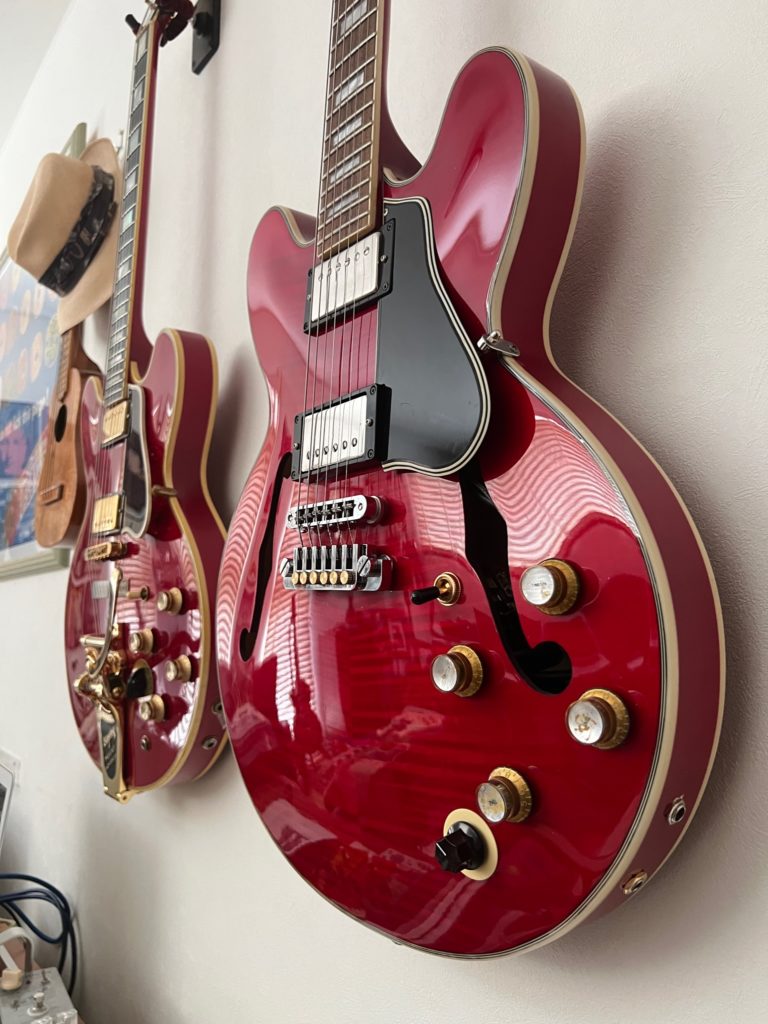 AliExpress ES-335 Gibson ES-355 Seth Lover Seymour Duncan SH-55 チブソン Chibson アリババ 中国製 335 Made In U.S.A. USA Lucille ABR-1 ブリッジ ポスト スタッド 抜く M8ボルト ナット Varitone 配線図