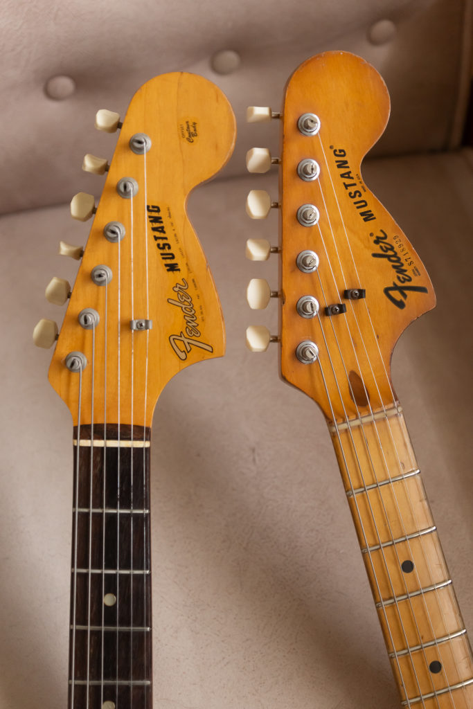 Fender Mustang 1977 '70s USA ムスタング 70年代 Black 配線図 wiring 配線 1966 Vintage ピックガード交換 ペグ交換