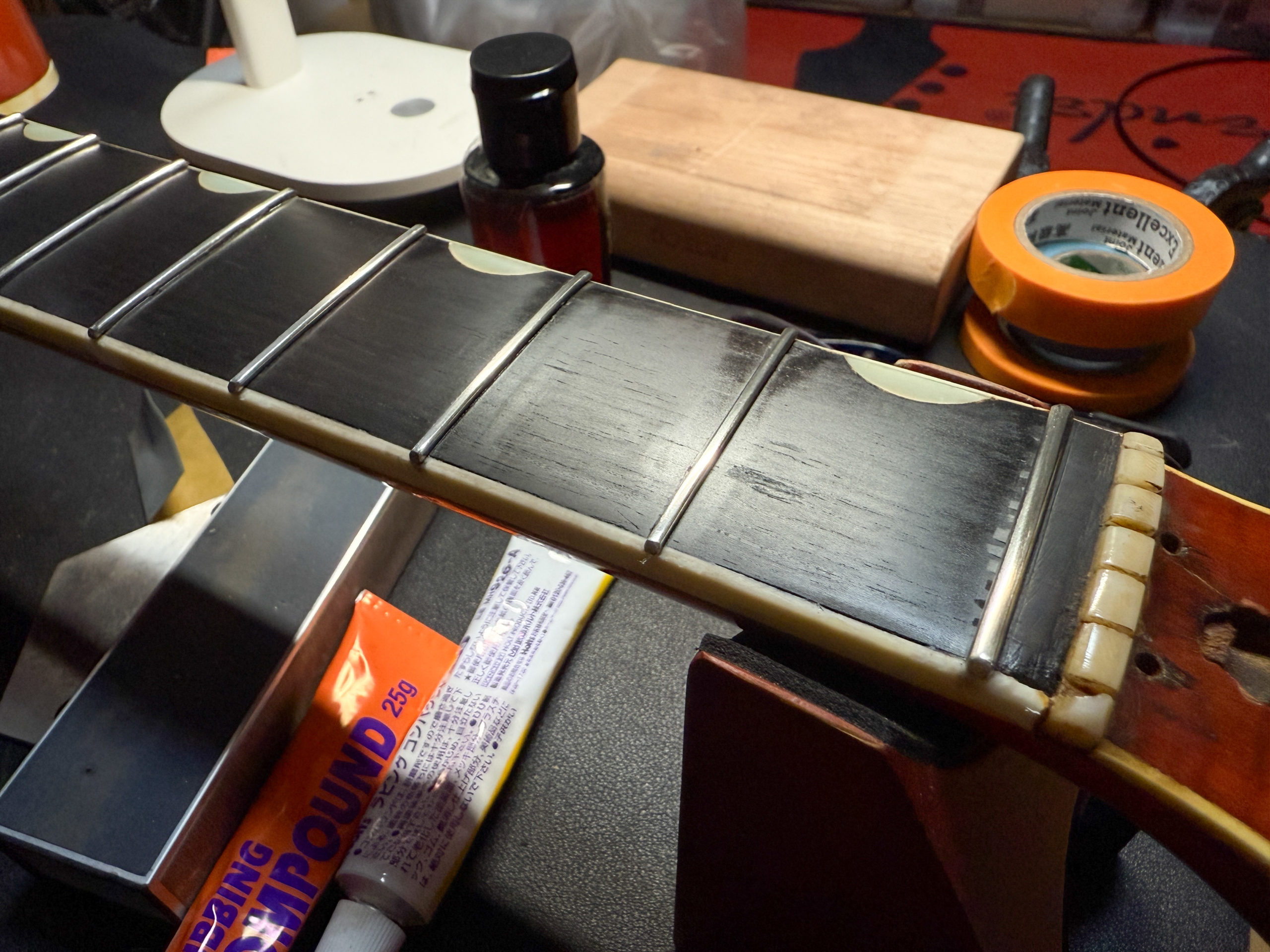 Gretsch 6120 DC Chet Atkins Nashville 1968 グレッチ '60s TV Jones Classic Plus Super Tron vintage wiring フレット交換 Jescar SCUD