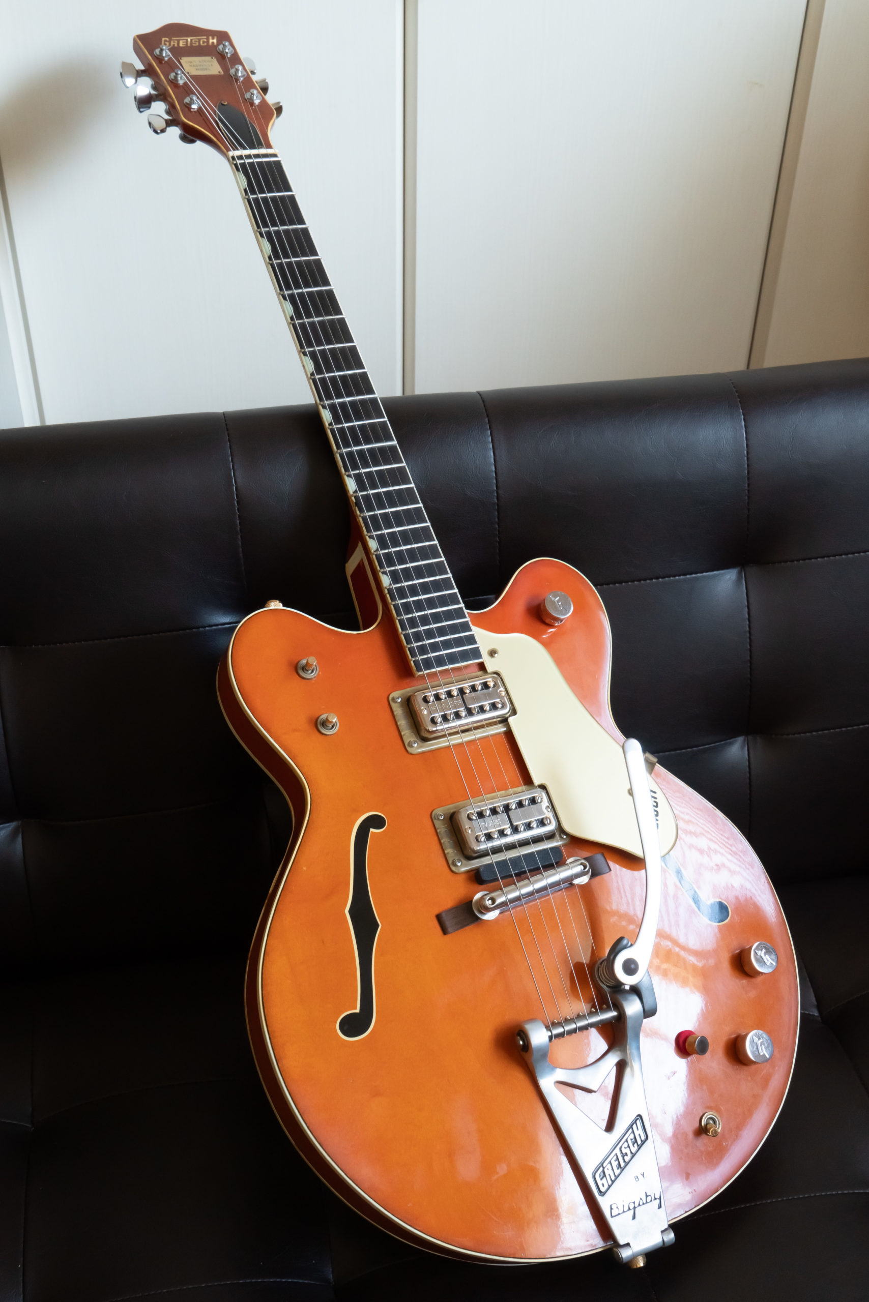 Gretsch 6120 Chet Atkins Nashville (6120 DC 1968) ヴィンテージ配線 モダン配線 wiring　改造 TV Jones TV Jones Ray Butts Ful-Fidelity Filter Tron TV Classic Plus Sperazel Trim-Lok