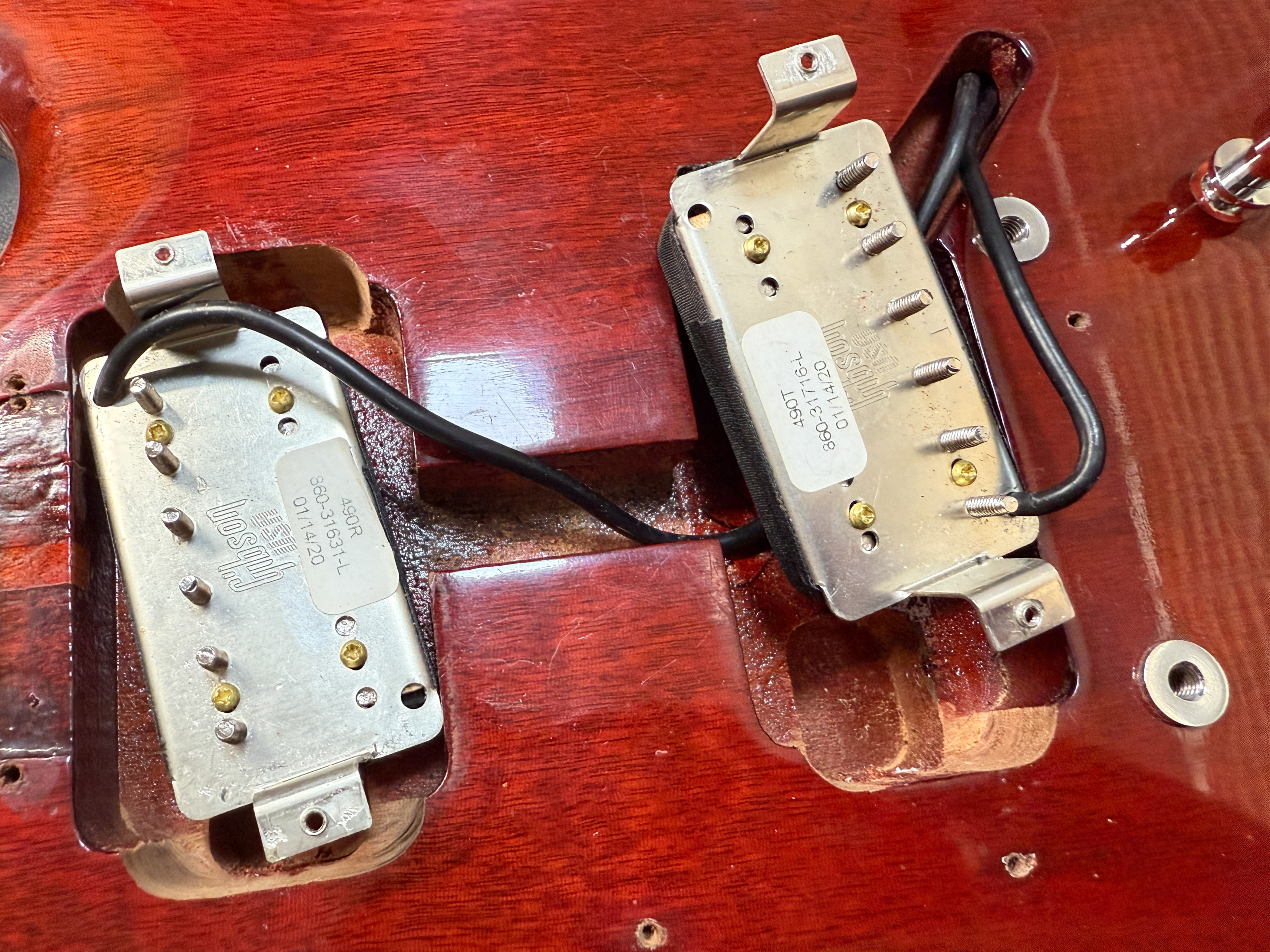 Gibson SG Large Guard 2004 P90 Alnico V Humbucker size soapbar 490R 490T 