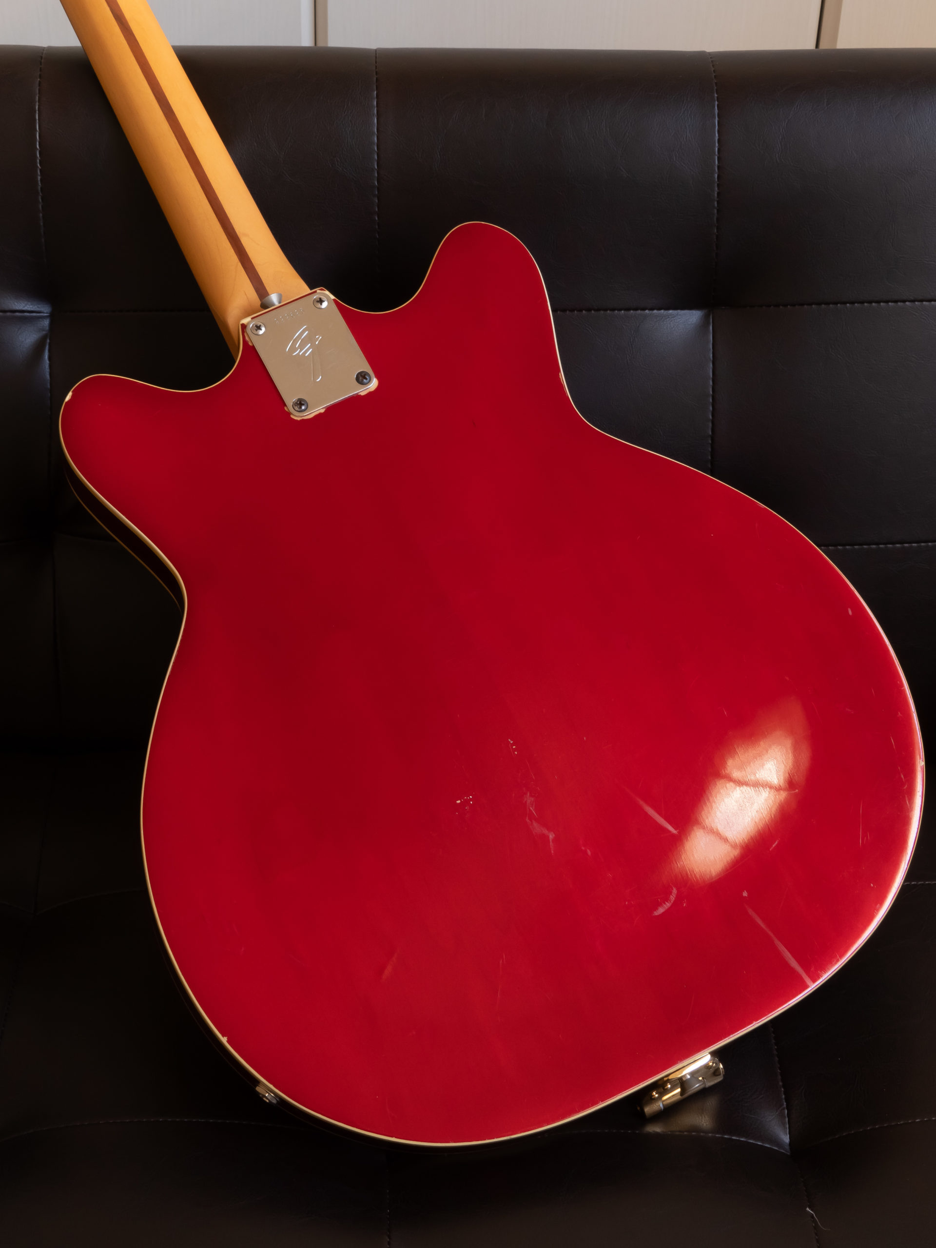 Fender Coronado 1967 Chery Red Candy Apple Red '60s ピックアップの取り付け wiring Gretsch Dynasonic