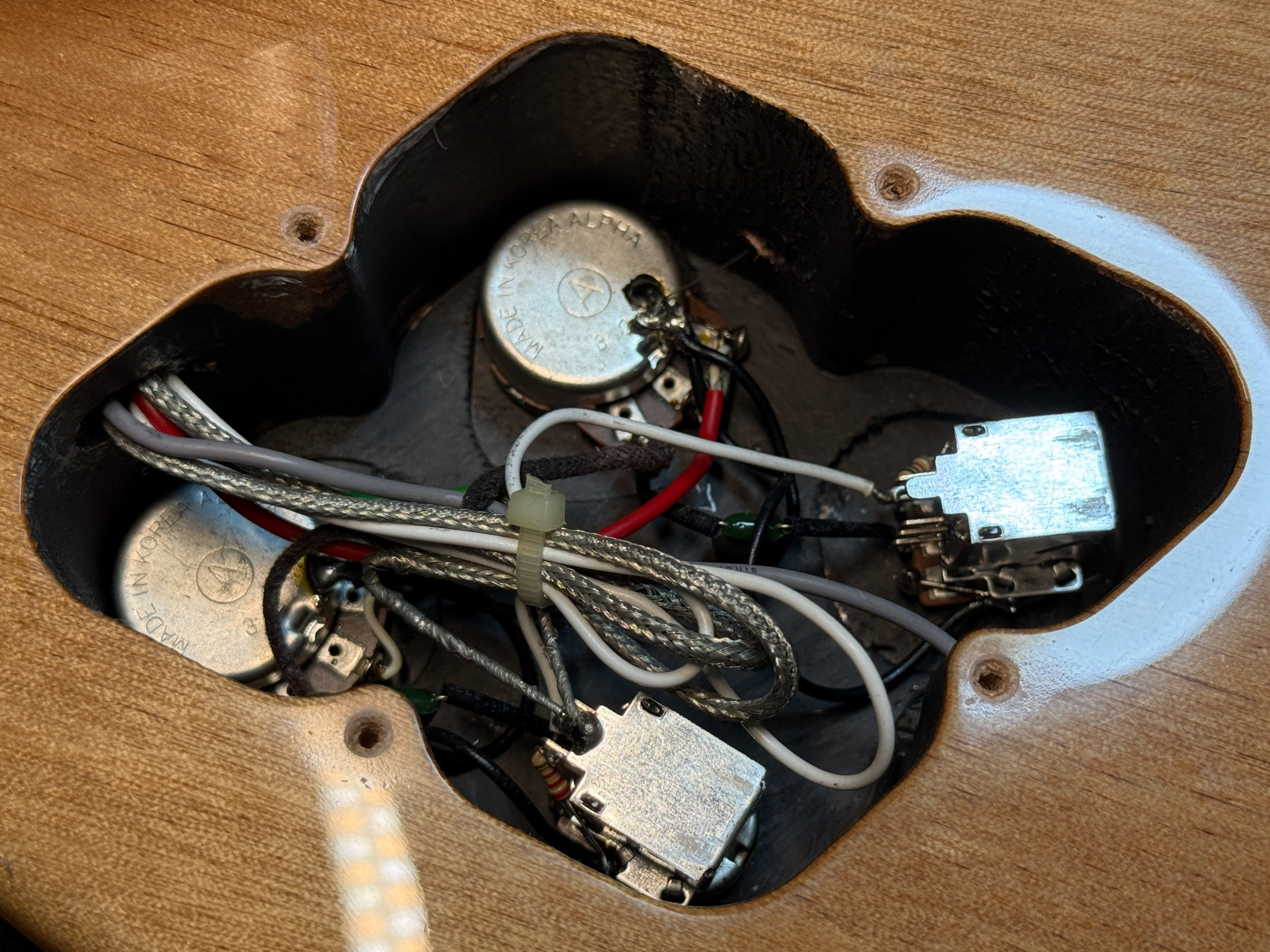 PRS SE McCarty 594 Singlecut 2023 Faded Blue Gibson Les Paul 実体配線図 wiring