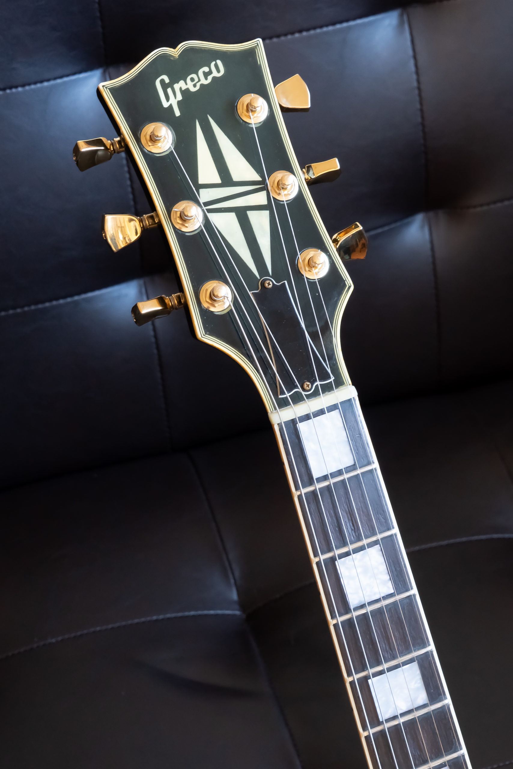 ダイアモンドインレイ　Greco EGC 550 600 グレコ Les Paul Custom レスポールカスタム フレットオーバーGibson フレットエッジバインディング 日本製 ブリッジ ディープジョイント マホガニー Orville オービル トーカイ Burst Bucker Burstbucker '57 Classic Plus CTS Potentionmeter ポット Switchcraft Grover